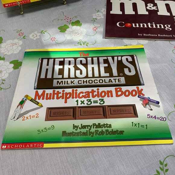 Vintage Children's Counting Math Educational Books M&M's Cheerios & Hershey's - Picture 2 of 15